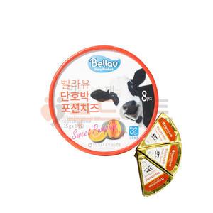 임실벨라유 단호박포션치즈 120g(15g*8조각)  가온치즈푸드  신선포장무료