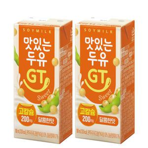 맛있는 두유 GT 고칼슘 달콤한맛 190mlx72팩