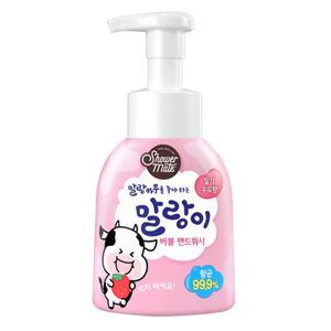 말랑카우 버블 핸드워시 딸기우유향 300ml