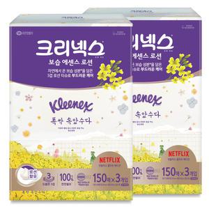 크리넥스 보습에센스 로션 150매X3개입 2팩