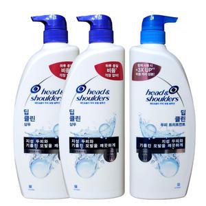 헤드앤숄더 딥클린샴푸850mlx2개 + 트리트먼트x1개
