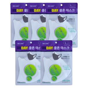 인데이 쿨론 마스크 대형 5개 빨아쓰는마스크