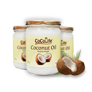 엑스트라버진 코코넛오일 500ML 2병 비정제 냉압착
