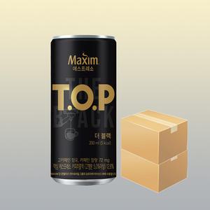 TOP 티오피 더블랙 200ml x 72캔 (2박스)