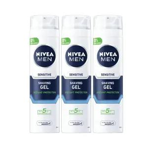 니베아 맨 센서티브 쉐이빙 젤 200ml X 3개