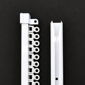 [아라크네]저소음 전착 커튼레일 화이트 분체도장