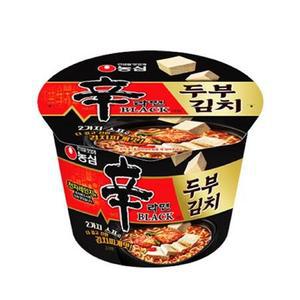신라면 블랙 두부김치 큰사발면 16입(94g x 16개) 1박스