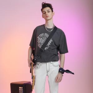 [TRUE RELIGION] 서울에디션 반팔 티셔츠B 차콜