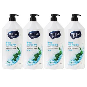 하나로 플러스 쿨 멘톨 비듬케어 샴푸 1.5L x4개