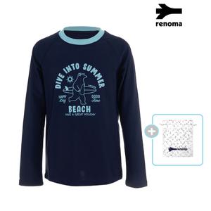 [레노마수영복](하남점)폴리백 무상증정 남아동 서머 베어 래쉬가드 3컬러 - BS2C951