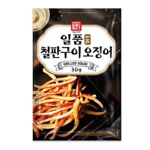 한성 일품 철판구이 오징어 30gx10개 실온 맥주 호프 술안주 간편술안주 영화 캠핑 간식