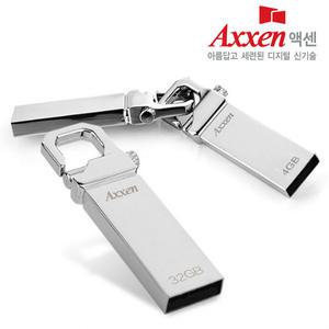 액센 Holder 메탈 USB2.0 USB메모리 4G/4기가 열쇠고리형