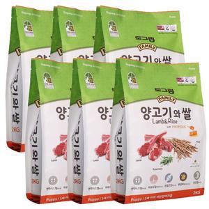 노견사료 강아지다이어트사료 도그랑 램앤라이스 2kg x6개