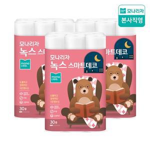 [모나리자] 스마트데코 3겹 27M30롤 3팩 (총90롤) 화장지