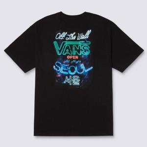 [롯데백화점]반스 서울 나이트 티셔츠 VN000H21BLK1