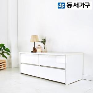 로피엘 1500 2단 와이드 하이그로시 서랍장 DF924349