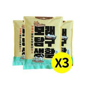 모래탐구생활 벤토나이트(무향) 3kgX3개 고양이모래