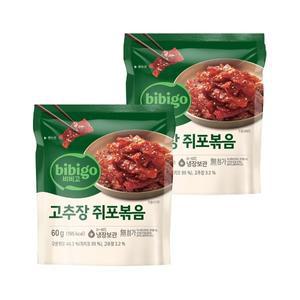 비비고 고추장쥐포볶음 60g x2개