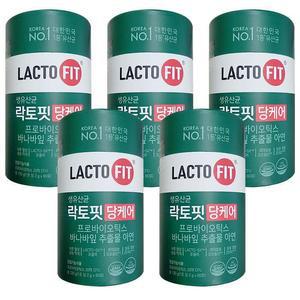 종근당건강 락토핏 당케어 프로바이오틱스2g 60포 5통 CZI
