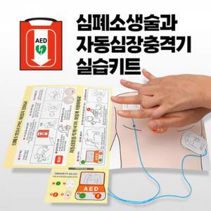 이든교육 응급상황 페이퍼 실습키트_심폐소생술과 자동심장충격기