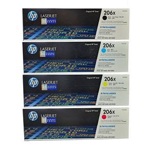 HP 정품토너 NO.206X W2110X + W2111X + W2112X + W2113X 세트 / M255 M282 시리즈/ SH
