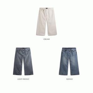 후아유 공용 와이드 데님 Wide Denim WHTJE2311M