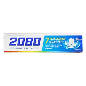 애경 2080 컴플리트 액션 치약 상쾌한 쿨민트 120g 1개 양치