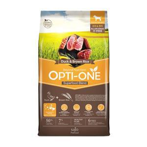 [킹펫]사조 옵티원 독 오리 현미 4.8kg