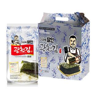 광천김 달인 10호 파래김 식탁김 12봉 선물세트 /조미김/구운김/도시락김