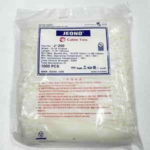 [기타]전오전기 케이블타이 200mm J-200 1봉 1000EA
