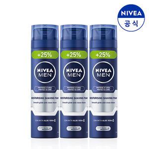 니베아 맨 프로텍트 앤 케어 쉐이빙 폼 250ml X 3개