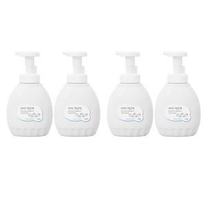 아이깨끗해 프리미엄 모이스처 힐링코튼 450ml 용기 x 4개 거품형 손세정제 위생용품