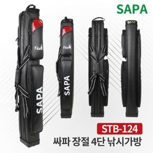 [기타]싸파 바다 민물 겸용 원통 장절 4단 낚시가방 STB-124