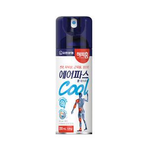 II 유한양행 해피콤 뿌리는 타방상 근육통 스프레이 쿨파스 200ml