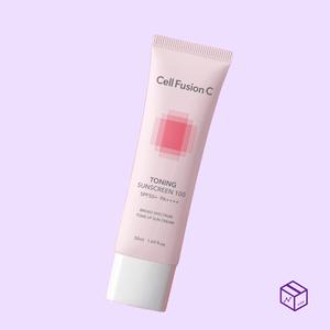셀퓨전씨 토닝 썬스크린 50ml 자연스러운 밀착 톤업 베이스 선크림