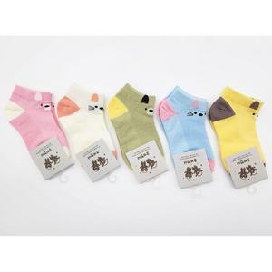 [XBHJI906]아동 키즈 여아 냥이 면 양말 5종 세트 2호 6호