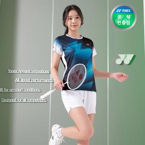 요넥스 243TS022F 여성용 배드민턴 반팔 티셔츠 게임웨어