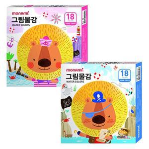 모나미 모니주 그림물감 6ml 18색
