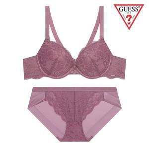 [게스언더웨어](의정부점)게스 로맨틱 퍼플 레이스브라  햄팬티세트(GBWBR825VI/GBWBP825VI)