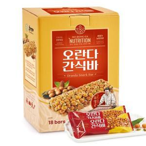 호정가 오란다간식바 (18개입) / 아몬드와 깨가 들어간 영양간식