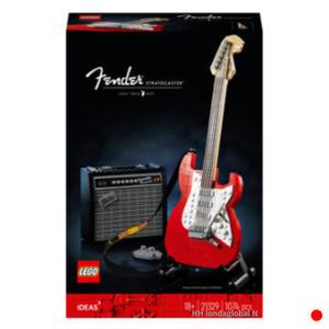 레고 아이디어 Fender Stratocaster 기타 블럭 장난감