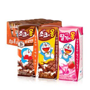남양 초코에몽 프로틴 딸기에몽 190ml 24팩