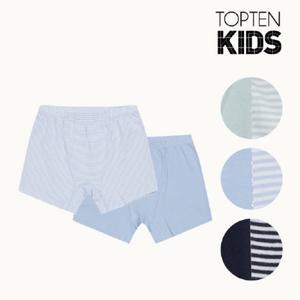 [롯데백화점]탑텐키즈 MKD5UP1002 남아) 코튼 드로즈 세트 (2매입)