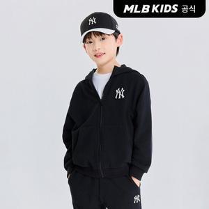 [택가89,000원][MLB키즈]베이직 스몰로고 후드 집업 NY (Black)7AHDB0251-50BKS