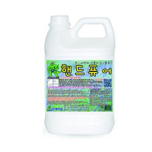 핸드퓨어 블루 3.75L 거품타입 물비누디스펜서 전용리필 물비누