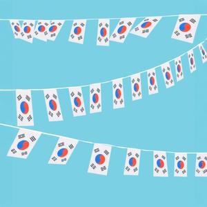 만국기 태극기 (15m 50장) 놀이동산 파티 기념일 행사용 국경일