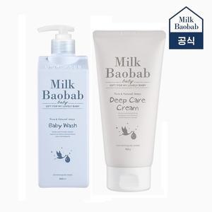 베이비워시500ml+딥케어크림160g