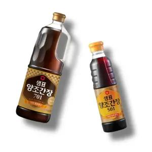 샘표 양조간장707 1.7L 2개 + 501 500ml 2개