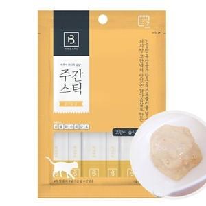 고양이 짜먹는 간식 닭가슴살 7개입 1P 습식 파우치 (WFGUIGN)
