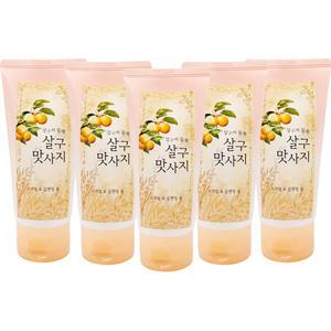 드봉 살구씨 듬뿍 살구맛사지 스크럽 클렌징 폼 120g x5개